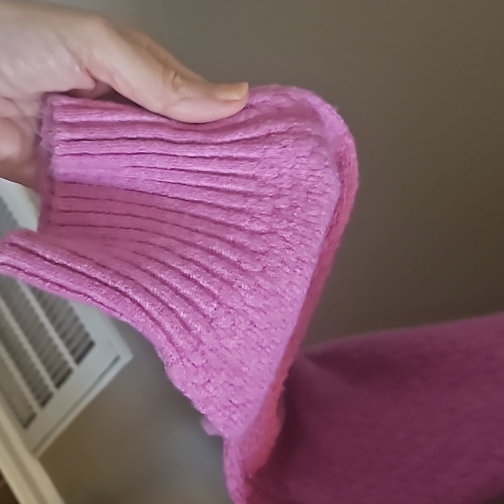 Pink Rose Women's Ribbed Knit Sweater - Pink - Picture 3 of 9